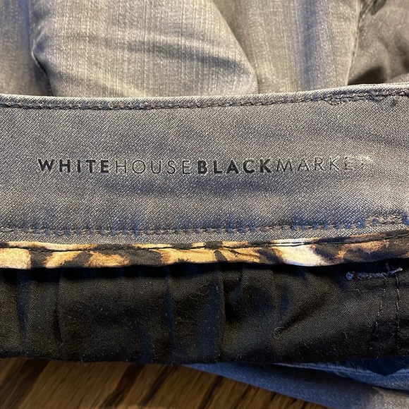 Women’s White House Black Market Gray Skinny Jeans Size 6 High-Rise Worn Twice - Picture 7 of 10